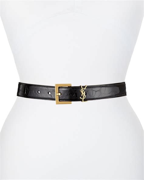 ysl textured leather belt|YSL belt size chart.